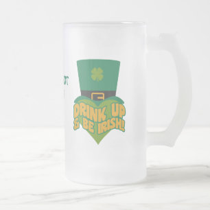 "Beba e Seja irlandês!" canecas personalizadas