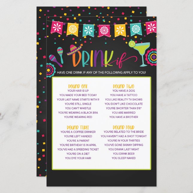 Beba Se Jogo - Fiesta (Frente/Verso)