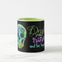 Beba seu veneno e seja feliz caneca