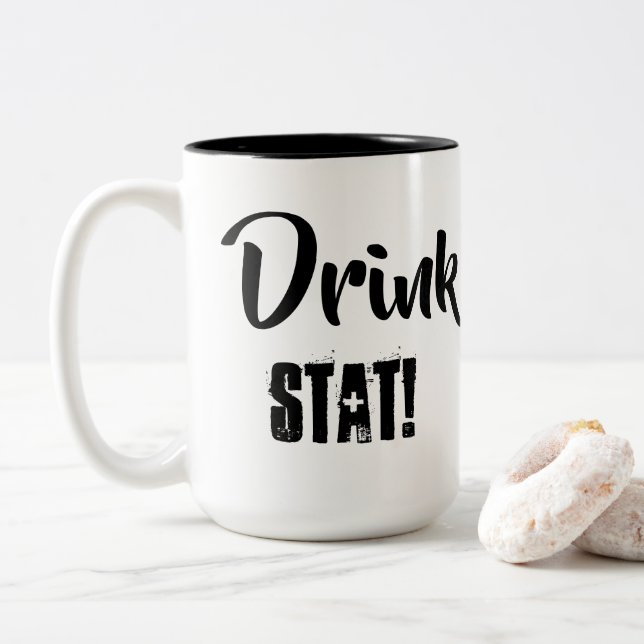 Beba Stat! Caneca (Com Donut)