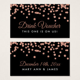 Beba Voucher Rosa Faux Glitter Confetti Blac