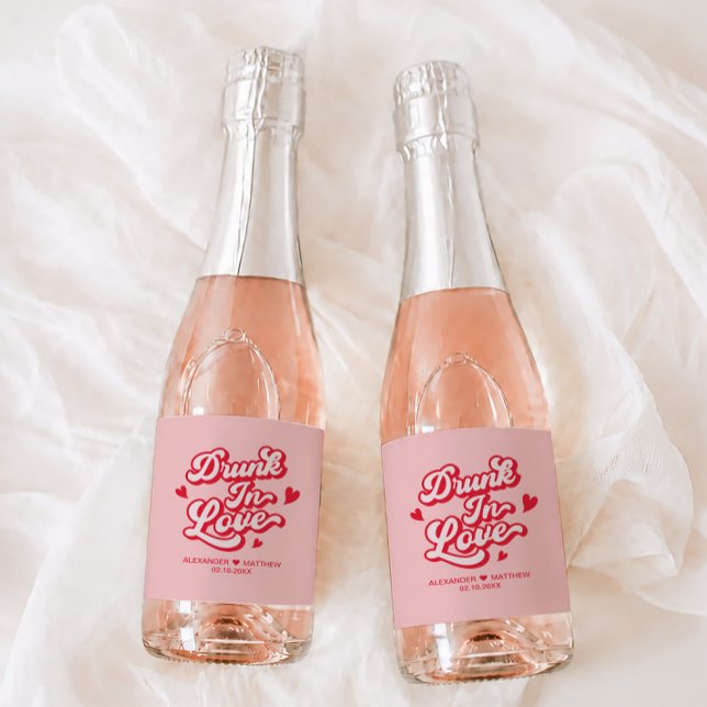 Bêbado de Amor Favor de Champanhe para Casamento R (Criador carregado)