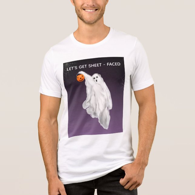Bebado Ghost Halloween T-Shirt (Frente)