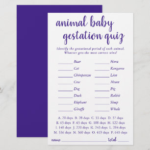 Bebê animal simples Jogo Gestacional Berry Pink