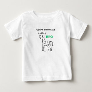 Bebê Aniversário para camiseta infantil