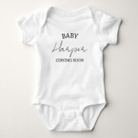 Anúncio Personalizado Body para bebê, Gravidez