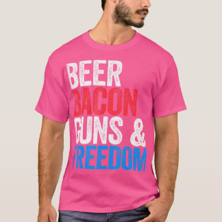 Bebê Bacon Armas e Camisas de Liberdade Quarta Mul