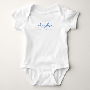 Bebê Body de uma peça branco para menina