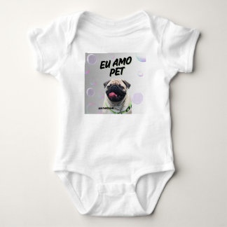 Bebê Body em Jersey para Bebês Via Pantanal Pet