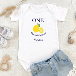 Bebê Body para Aniversário Infantil Our Main Squeeze