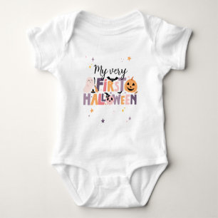 Bebê Body Personalizado para o Primeiro Halloween do Be