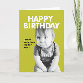 Bebê Bonito, Cartão de Aniversário Engraçado
