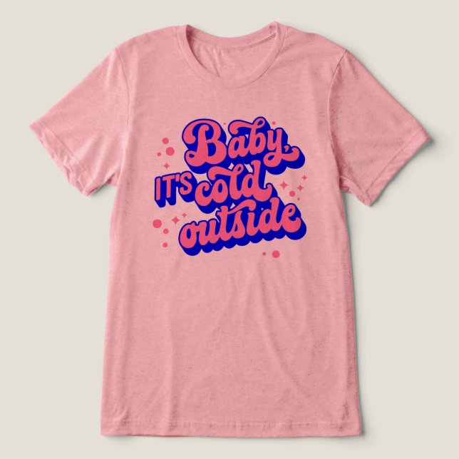 Bebê brincalhão, é frio fora do Design de inverno (Design frontal)