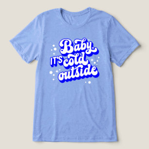 Bebê brincalhão, é frio fora do Design de inverno