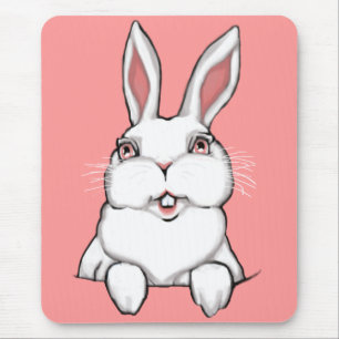 Bebê Bunny Mousepad Decoração Festiva de Coelhinho
