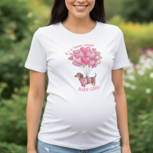 Bebê Cachorrinho Dachshund Menina Revelação de Sex