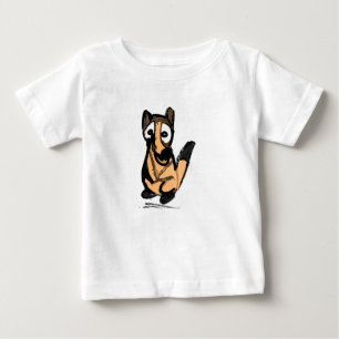 Bebê Camiseta Adorável de Raposa para Crianças