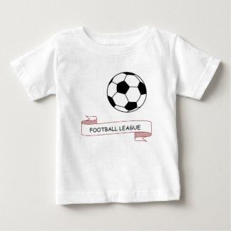 Bebê Camiseta básica para a liga de futebol de bebês