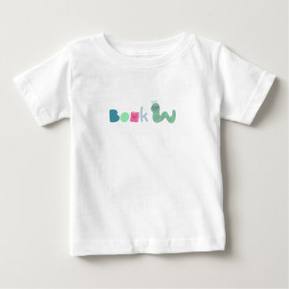 Bebê Camiseta "Bicho de Livro" para crianças