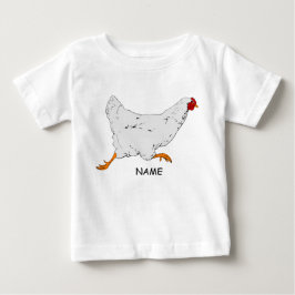 Bebê Camiseta com babado para crianças HEART AND RUNNIN
