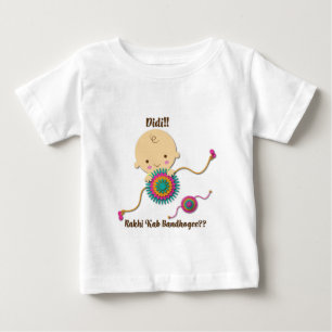 Bebê Camiseta Cute Raksha Bandan para crianças