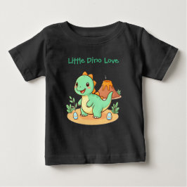 Bebê Camiseta de Algodão Dinosaur Fun para Bebês/Toddle