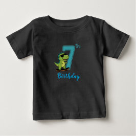 Bebê Camiseta de aniversário de 7 anos para criança