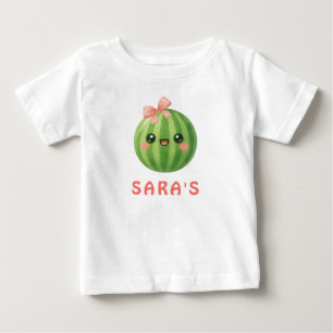 Bebê Camiseta de aniversário de um ano para menina "One