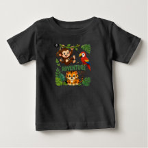 Camiseta de Aventura na Selva para Crianças