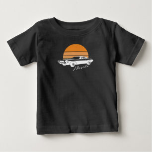 Bebê Camiseta de Carro Musculoso Americano para Homens,