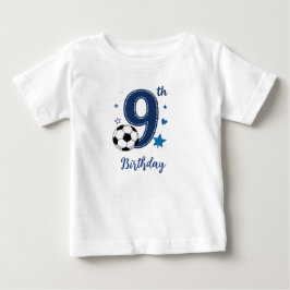 Bebê Camiseta de Futebol para Crianças de 9 Anos