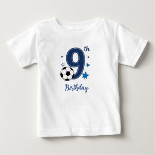 Bebê Camiseta de Futebol para Crianças de 9 Anos