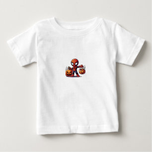 Bebê camiseta de halloween para crianças, temporada ass