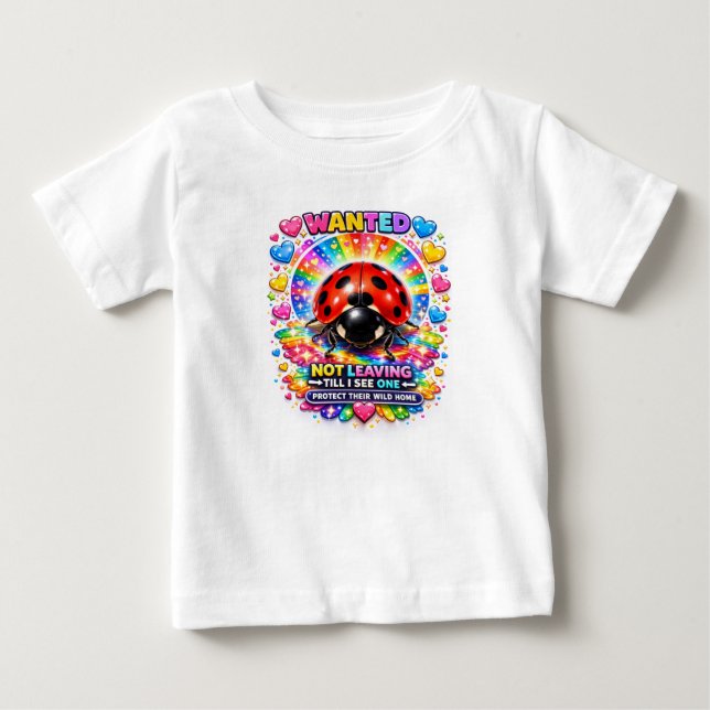 Bebê Camiseta de joaninha Presente para amantes de joan (Frente)