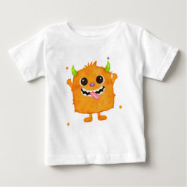 Bebê Camiseta de Monstro Fofo para Crianças, Presente d