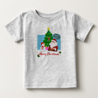 Bebê Camiseta de Natal para crianças