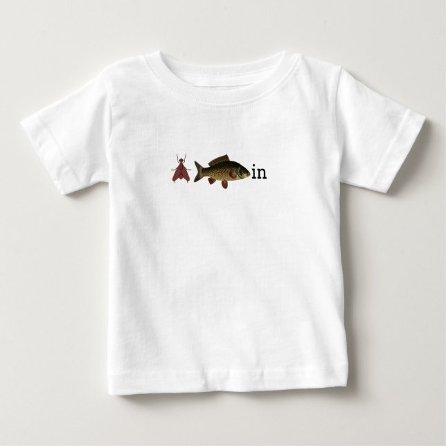 Bebê Camiseta de peixes para crianças (Frente)