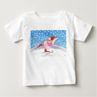 Camiseta de Rato de Patinação para Crianças