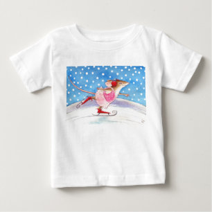 Bebê Camiseta de Rato de Patinação para Crianças