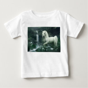 Bebê camiseta de unicórnio para menina