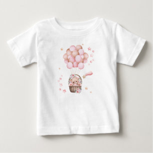Bebê Camiseta de ursinho fofo para meninas