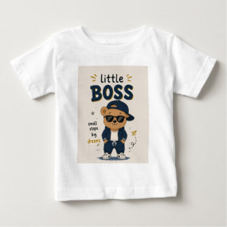 Bebê Camiseta de Urso de Pelúcia Fofo para Bebês e Cria