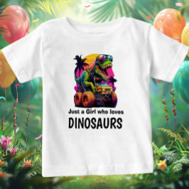 Bebê Camiseta do Dinossauro de Aniversário para o seu P