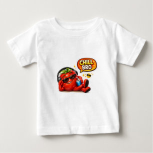 Bebê Camiseta engraçada de capivara relaxada para amant