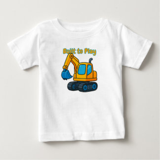 Bebê Camiseta engraçada de construção para meninos e me