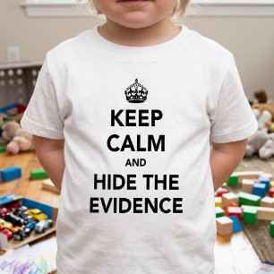Bebê Camiseta engraçada para crianças - Mantenha a Calm