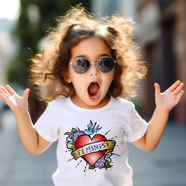 Bebê Camiseta Feminista para Criança