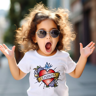 Bebê Camiseta Feminista para Criança