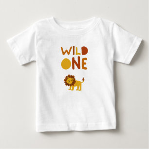 Bebê Camiseta infantil "Fera" para primeiro aniversário