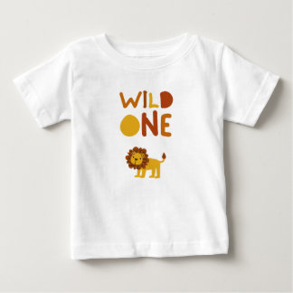 Bebê Camiseta infantil "Fera" para primeiro aniversário